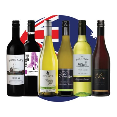 Experience Australia And New Zealand Wine Case of 6